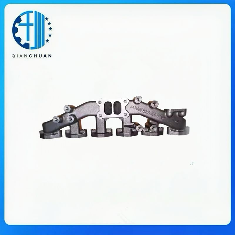 6207-11-5190 6207115190  Exhaust Manifold  for Komatsu PC200-6 PC220-6 PC210-6  S6D95 6D95 Engine Spare Parts