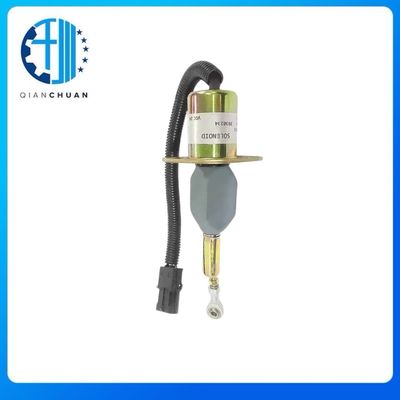 24V 3930234 Diesel Fuel Shut Off Solenoid Valve For Komatsu PC300-7 PC350-7 Excavator Spare Parts