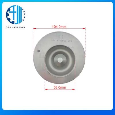 Piston 23411-4500 For Hyundai  D4DD Diesel Engine Spare Parts