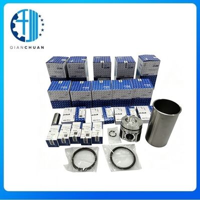 طقم بطانة 65.02543-1458 لقطع غيار محركات حفارة Doosan DB58-5