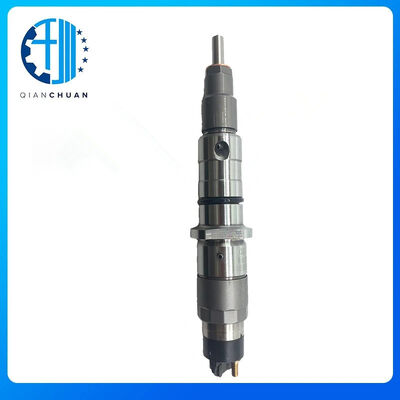 مجموعة من 6 حقن وقود السكك الحديدية الشائعة 0445120236 / 5263308 / 6745-12-3100 لـ Komatsu PC300-8 PC350-8 PC360-8MO Cummins QSL8.9 QSL9 أجزاء محرك الحفر